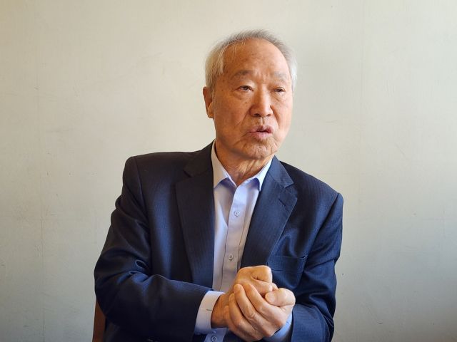 이귀복 ㈔인천항발전협의회 회장(78). 이병기기자