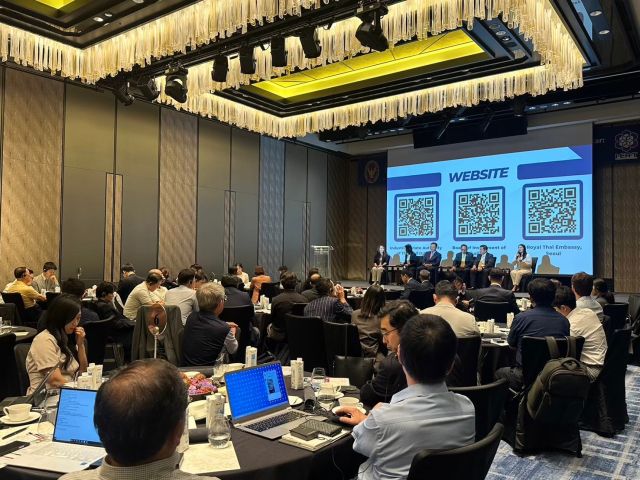 지난해 9월 포시즌스 호텔 서울에서 열린 ‘태국산업단지청(I-EA-T) 비즈니스 세미나’가 진행 중인 모습. 주한태국대사관 제공