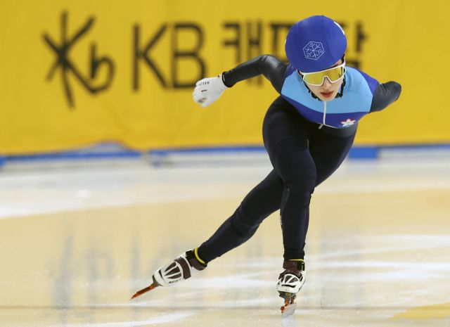 ‘2025-2026시즌 쇼트트랙 국가대표 선발전’ 여자부서 랭킹 포인트 1위로 2026 밀라노·코르티나담페초 동계 올림픽행을 확정 지은 김길리. 연합뉴스