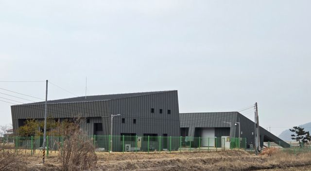 14일부터 가동하는 교동 하수처리장 시설 전경. 강화군 제공