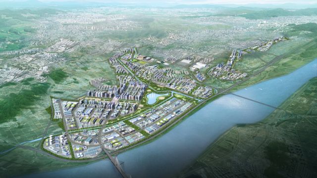 고양특례시 일산서구 대화,송포,가좌동 및 일산동구 장항동 일원을 사업지로 하는 고양경제자유구역 조감도. 고양특례시 제공