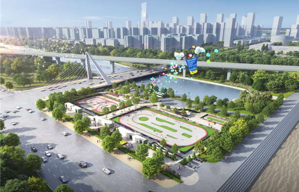 인천 연수구 송도국제도시 RC스포츠경기장 조감도. 인천경제청 제공