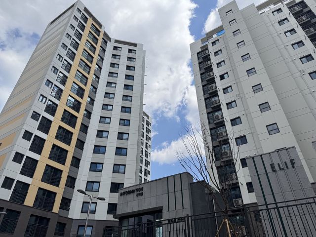 가로주택정비사업을 통해 새 아파트로 탄생한 삼두아파트·은영빌라. 성남시 제공