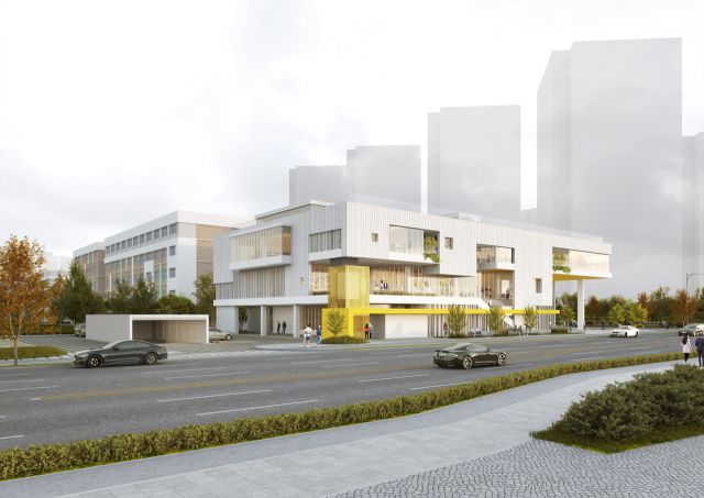 옥정2동 행정복지센터 설계공모 당선작 ‘이퀄라이즈 스케이프’ 조감도. 양주시 제공