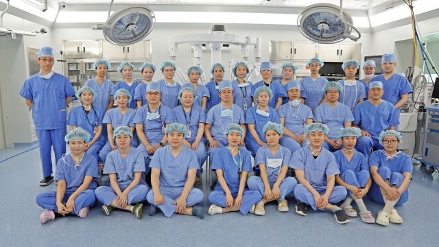 의정부을지대병원 로봇 수술 의료진. 의정부을지대병원 제공