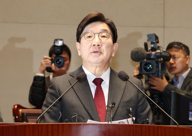 국민의힘 권성동 원내대표. 연합뉴스