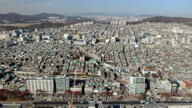 신흥동 일대 전경. 성남시 제공