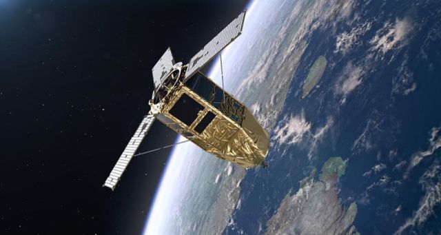 아리랑 3호 위성. 한국항공우주연구원