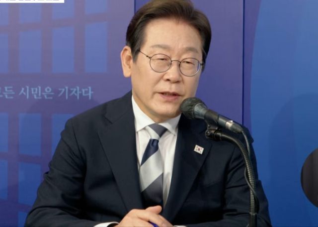 이재명 더불어민주당 대선 경선 후보. 유튜브 채널 '오마이뉴스TV'