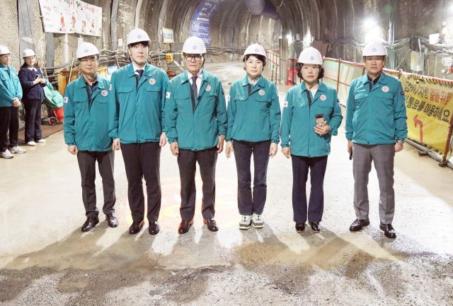 동탄~인덕원 복선전철 1공구 공사 현장. 안양시의회 제공