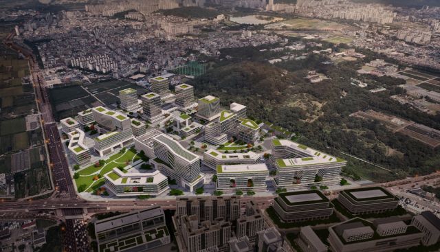 탑동지구 도시개발사업 조감도. 수원시 제공