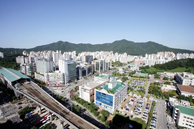 군포 산본신도시 전경. 군포시 제공