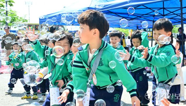 어린이들이 주인공, 수원특례시 '어린이 한마당' [포토뉴스]