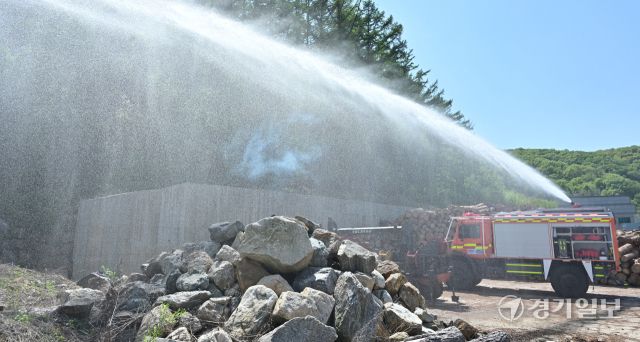 산불 대비한 '광주시 유관기관 합동 산불진화 및 대피훈련' [포토뉴스]