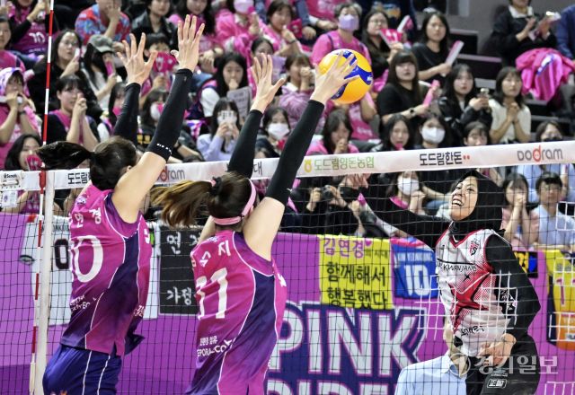 여자배구 흥국생명, 5세트 끝에 챔피언 [포토뉴스]