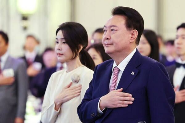 (왼쪽부터) 김건희 여사, 윤석열 대통령. 연합뉴스