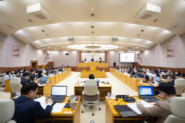 양주시의회 본회의장. 양주시의회 제공