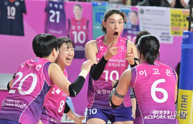 여자배구 흥국생명, 5세트 끝에 챔피언 [포토뉴스]