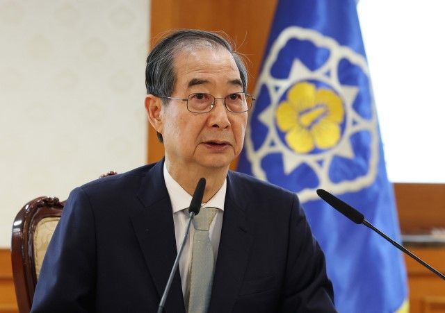 한덕수 대통령 권한대행 국무총리. 연합뉴스