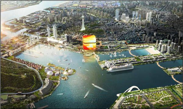 인천 내항 1·8부두 재개발사업 조감도. 인천시 제공