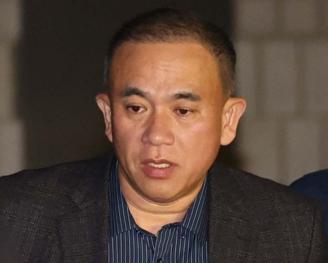 법원 나서는 명태균. 연합뉴스