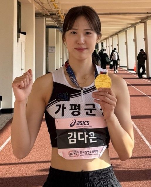 여자 200m 시즌 2관왕 김다은.경기일보 DB