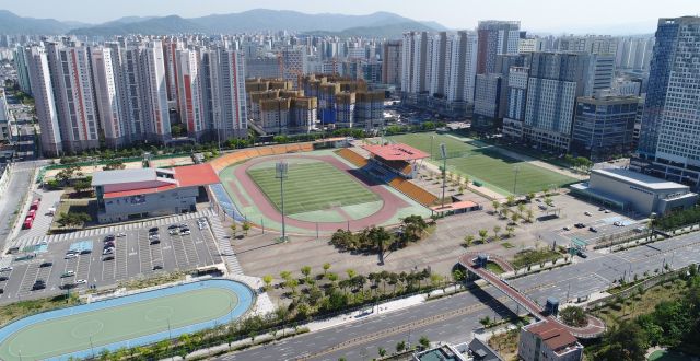 현재 하남시 종합운동장 전경. 하남시 제공