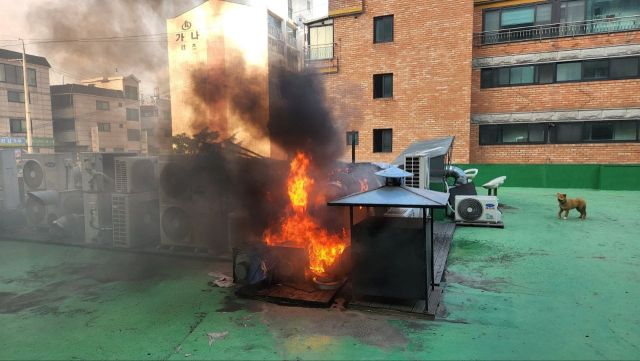 화재 현장. 경기도소방재난본부 제공