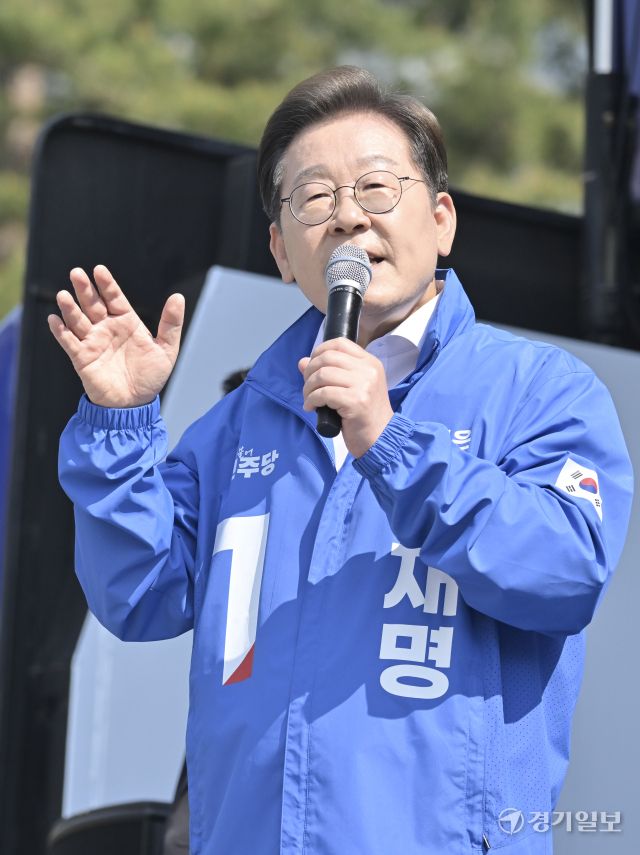 더불어민주당 이재명 후보, 선거운동 첫 날 화성특례시 동탄 유세 [포토뉴스]