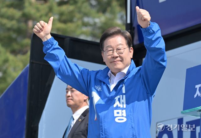 더불어민주당 이재명 후보, 선거운동 첫 날 화성특례시 동탄 유세 [포토뉴스]