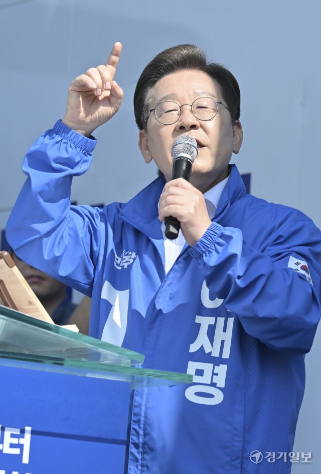 더불어민주당 이재명 후보, 선거운동 첫 날 화성특례시 동탄 유세 [포토뉴스]