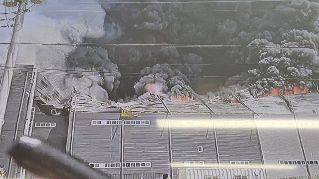 이천 물류센터 화재 현장. 경기도소방재난본부 제공