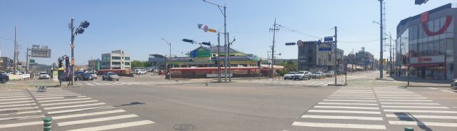 인천 강화군 강화읍 알미골사거리 전경. 강화군청 제공