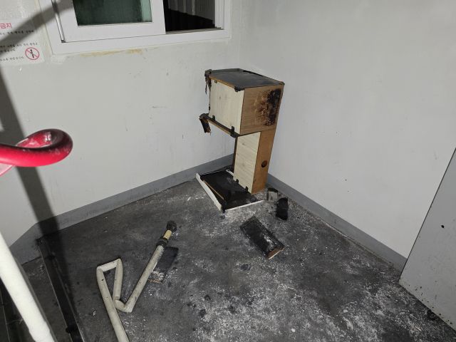 화재가 발생한 장소. 부천소방서 제공