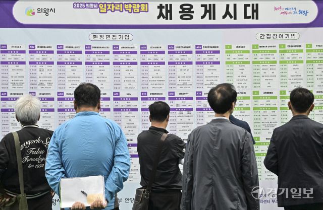 내 일자리는 어디에? '2025 의왕시 일자리박람회' [포토뉴스]