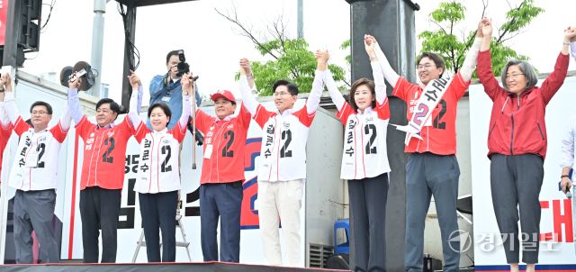 국민의힘 김문수 후보, 동탄에서 지지 호소 [포토뉴스]