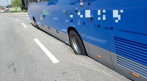 이천 부발읍 도로 땅꺼짐사고 현장. 연합뉴스