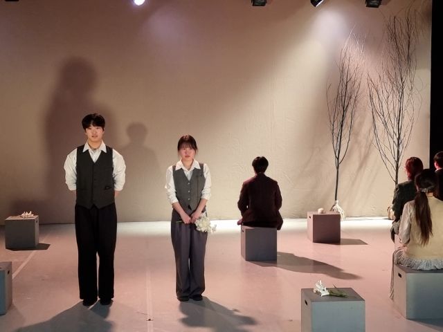 제20회 거창세계대학연극제 본선에 진출한 대진대 연기예술학과 학생들이 출품한 ‘우리 읍내’. 대진대 제공