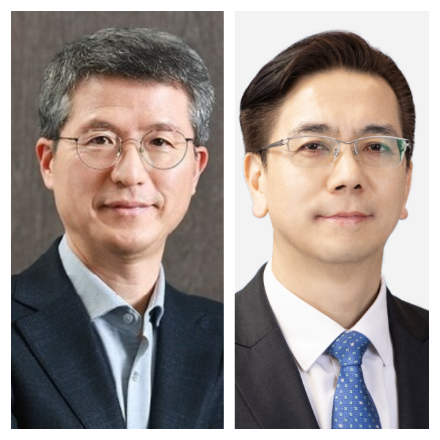 오세철 삼성물산 건설부문 대표(왼쪽)와 이한우 현대건설 사장. 각 사