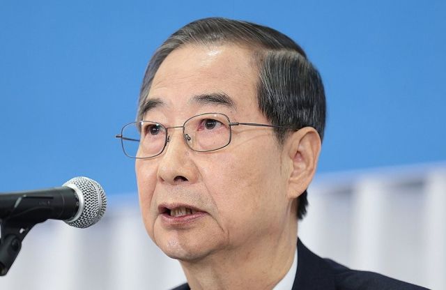 한덕수 무소속 대통령선거 예비후보. 연합뉴스