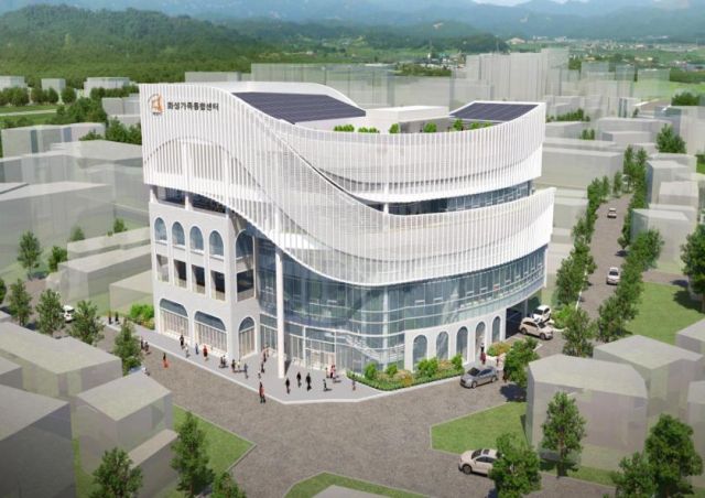 이달중 화성시 향남읍 평리에 개관 예정인 가족만세센터 조감도. 화성특례시 제공