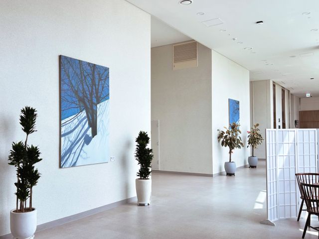 경기도청 25층 옥상정원에 전시된 김희연 작가의 작품. 경기문화재단 제공