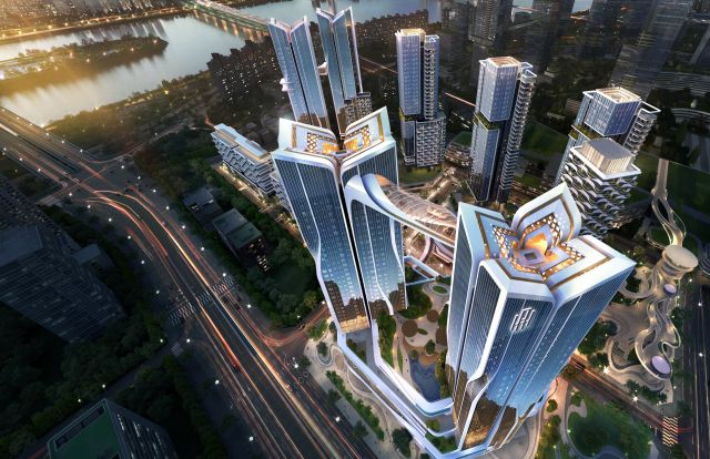 포스코이앤씨가 제안한 오티에르 용산 조감도. 포스코이앤씨