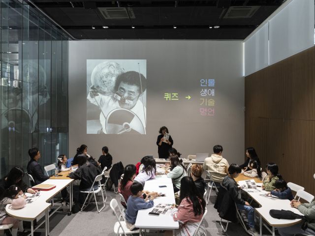 백남준아트센터의 ‘백남준 키우기’ 프로그램 운영 모습. 백남준아트센터 제공