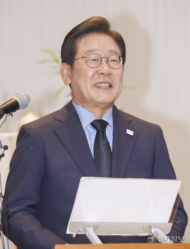 이재명 대선 후보, 정치 고향 성남에서 기자회견 [포토뉴스]