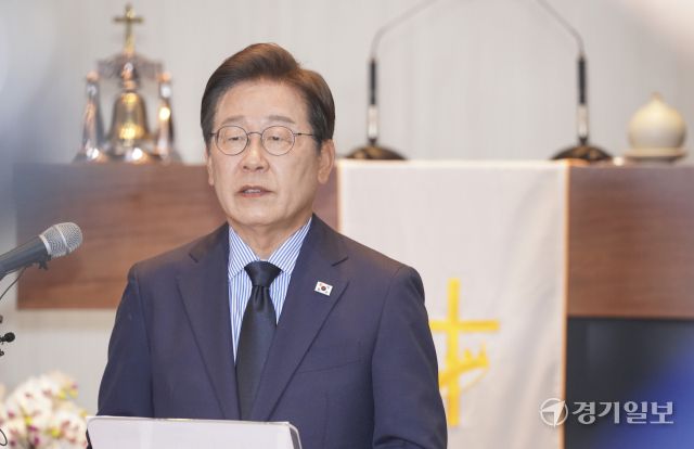 이재명 대선 후보, 정치 고향 성남에서 기자회견 [포토뉴스]