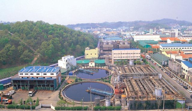 안산 반월염색단지 전경. 안산시 제공