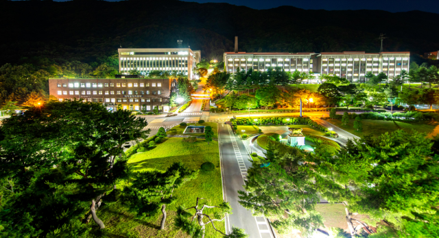 대진대학교 야경. 대진대제공.