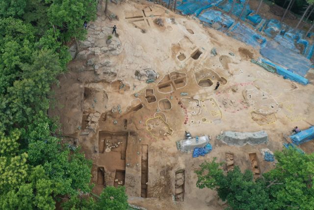 독바위 고구려 보루 7차 발굴조사 현장. 양주시 제공