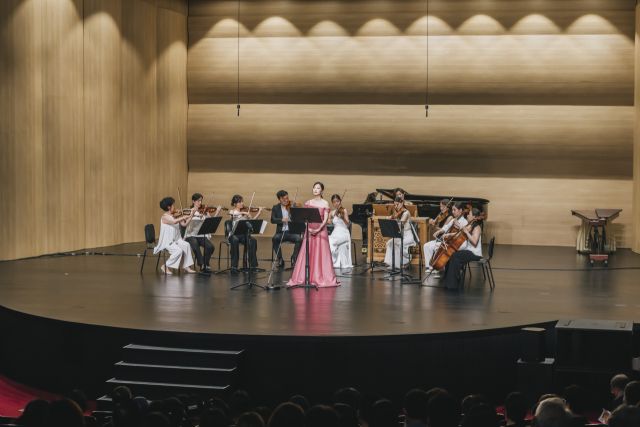 소프라노의 홍혜란, 오르간의 강자연, 바이올린의 정진희, 비올라의 정승원, 첼로의 최경은 등이 모차르트의 ‘소프라노와 현을 위한 환호하라, 기뻐하라 작품 165’을 선보이며 폭넓은 스펙트럼을 보였다. 평택시문화재단 제공